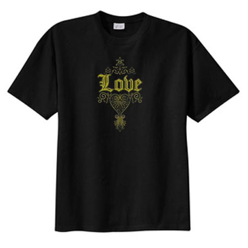 Gold Foil Love – T-Shirt