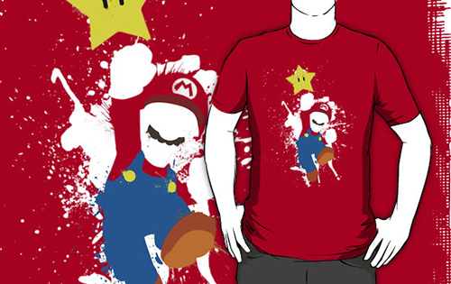 Super Mario Splattery T-Shirt