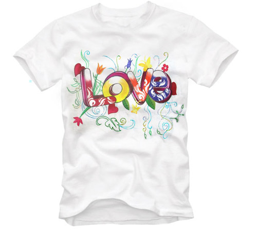 Type T-shirt Prints to Fell in L-O-V-E With | Wertee