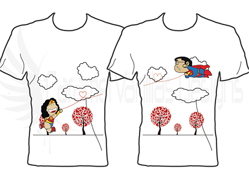 Superman Wonder woman T-Shirt