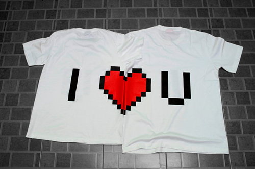 Printed t deals shirts for couples