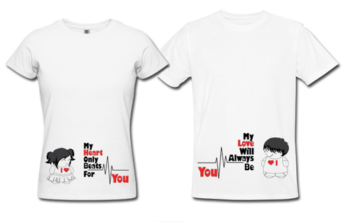 5 Couple t shirt design