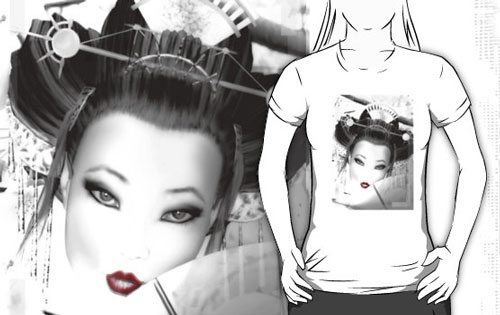 White Geisha T-shirt