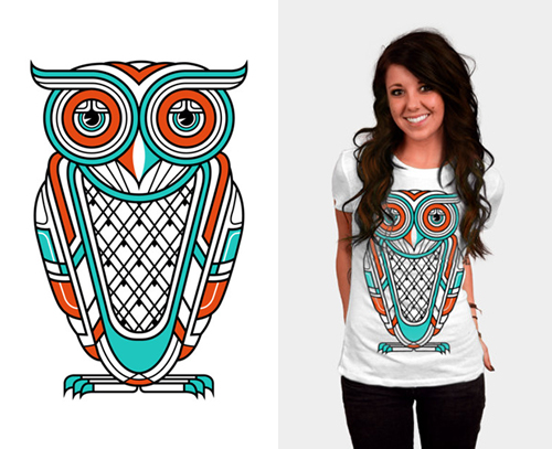 Art Deco Owl